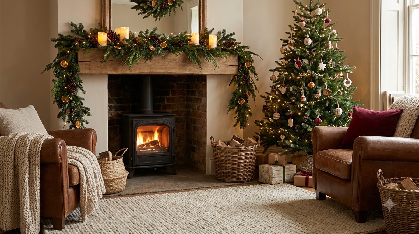 Christmas Living Room Decor Ideas (Cozy & Budget 2026) - cover